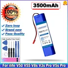 Аккумулятор 3500 мАч для ILIFE V50 V55 V8s V3s Pro V5s Pro V8s X750 для ZACO V3, V40, V5s Pro, V5x