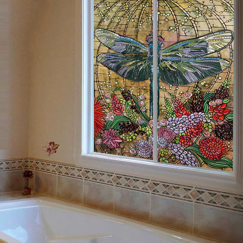 Оконная пленка размером на заказ витражные пленки матовая конфиденциальная