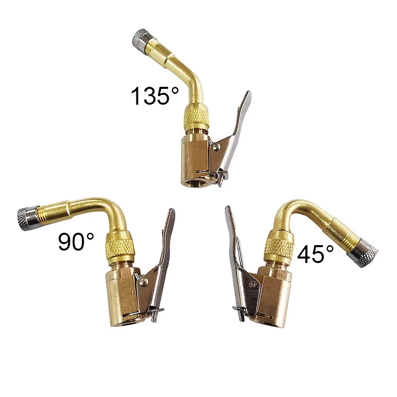 

Valve Core Nozzle Extension Rod Set 45°/90°/135° Tire inflation extension tube Bicycles Motorcycles Automobiles Motorboats Parts