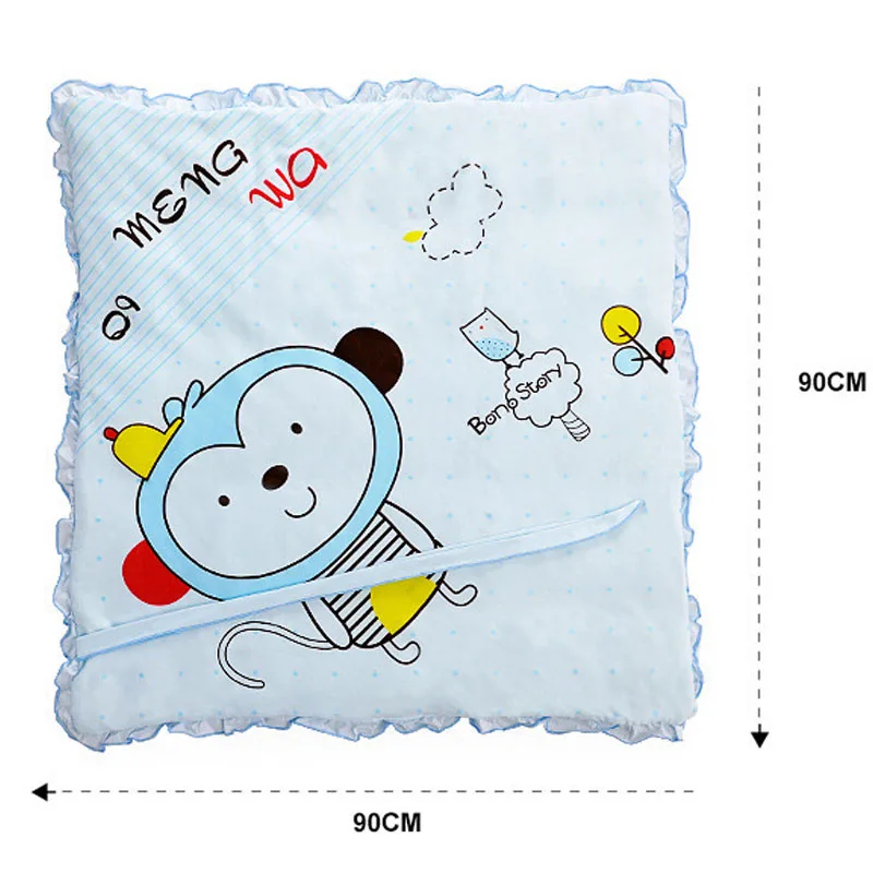 Зимний теплый хлопковый спальный мешок конверт для новорожденных|Одеяла и