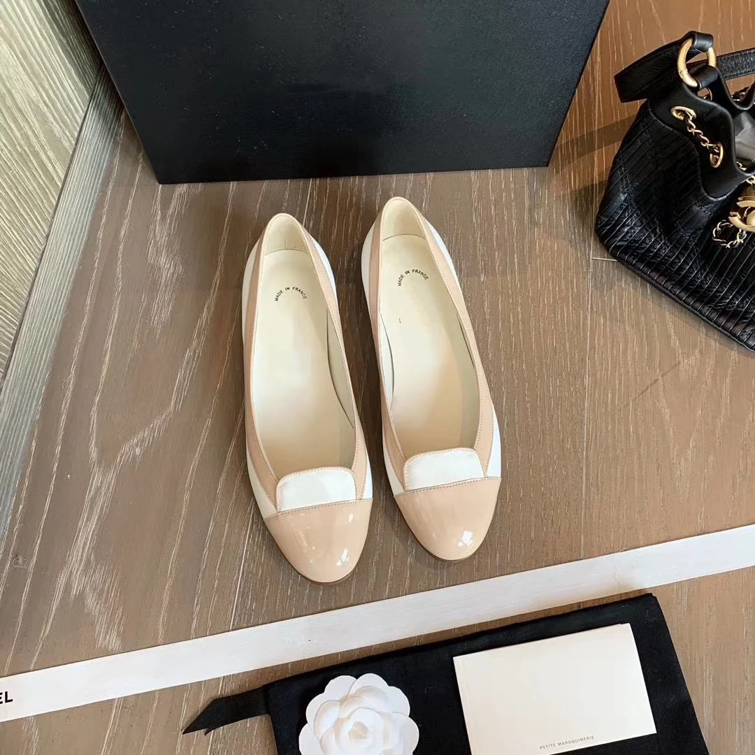 

2020 New Online Celebrity Celebrity Inspired Single Shoes Fashion Women's Flat Shoes Shallow Mouth Shoes Women Flat Shoes