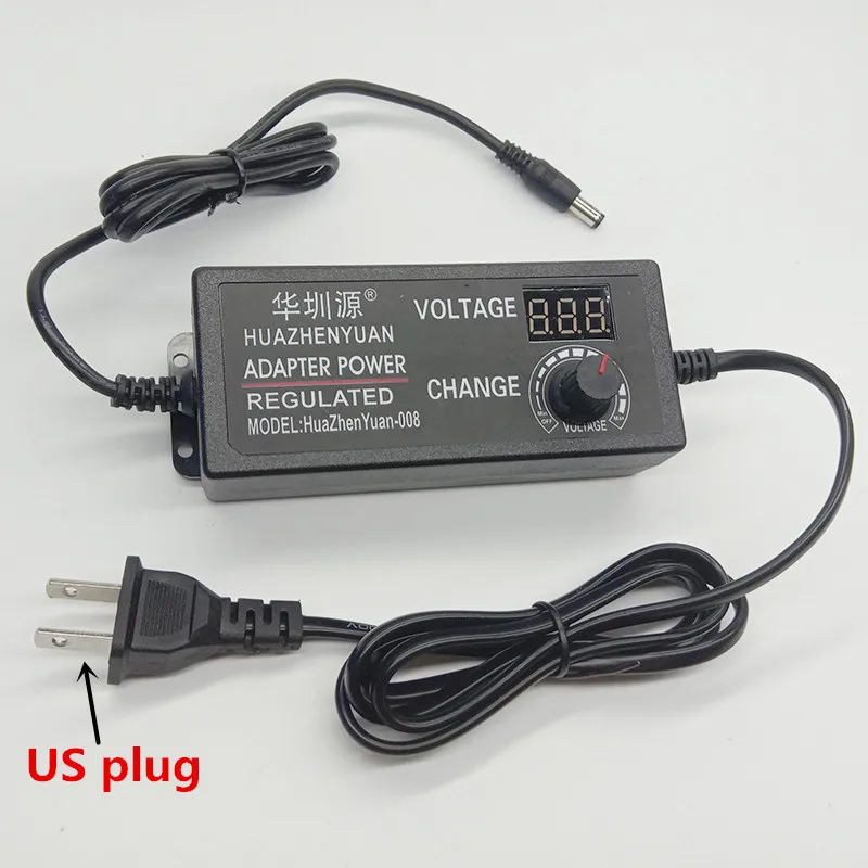 EU/US/UK AU разъем Регулируемый AC к DC 9 V-24 V 3A Универсальный Мощность адаптер питания Экран дисплея регулируется Мощность переключение Зарядное устройство