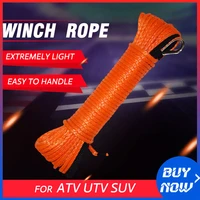 5mm15m 4mm15m atv winch ropesynthetic ropeatv winch accessoriesboat winch cablewinch rope