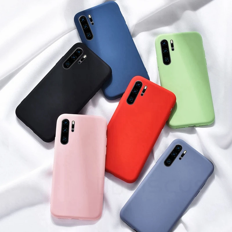 Чехол накладка для Huawei P10 P20 P40 P30 Mate 9 20 10 30 Pro Lite Nova 2S 3i 4 5i 6 7 SE силиконовый в
