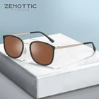 ZENOTTIC мужские классические квадратные солнцезащитные очки авиационная оправа HD поляризованные солнцезащитные очки для женщин и мужчин для вождения UV400 Защитные очки