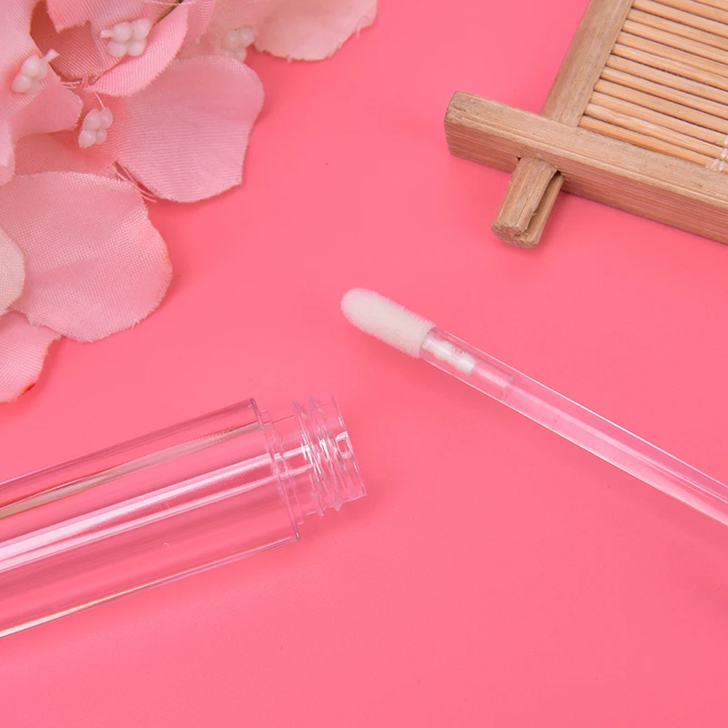 

Clear Lip Gloss Tube Packaging 5ML Lipstic Empty Transparent Lip Gloss Tube Mini Sample Cosmetic Container New~
