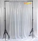 5*10 футов лазерный Серебряный фон с блестками, украшение для фона свадебной фотобудки, занавеска с блестками, драпировка, панели с блестками