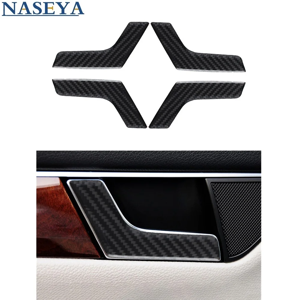 

4 шт., наклейки на дверную ручку Mercedes Benz W204 C CLASS 2007-2013