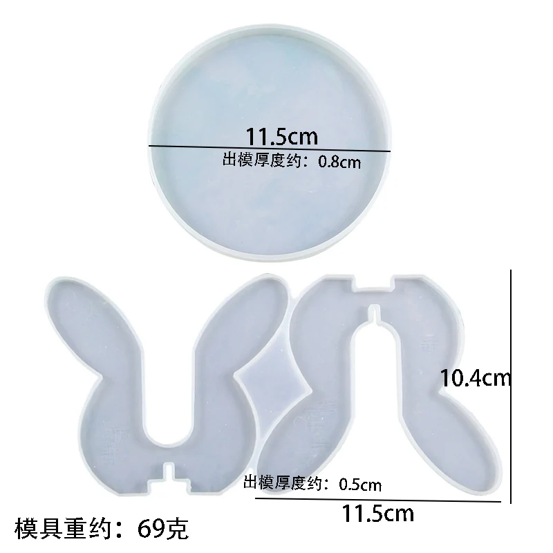 Crystal drop plastic table top display stand rotating pendent pieces flower pot holder tray containing accessories silicone mold | Дом и сад
