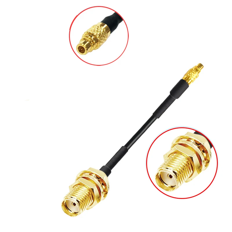 

MMCX male to SMA female cable RG174 Adpater Linear Antenna Flange Connector Cable for PFV RC Parts Wireless WIFI routing switch
