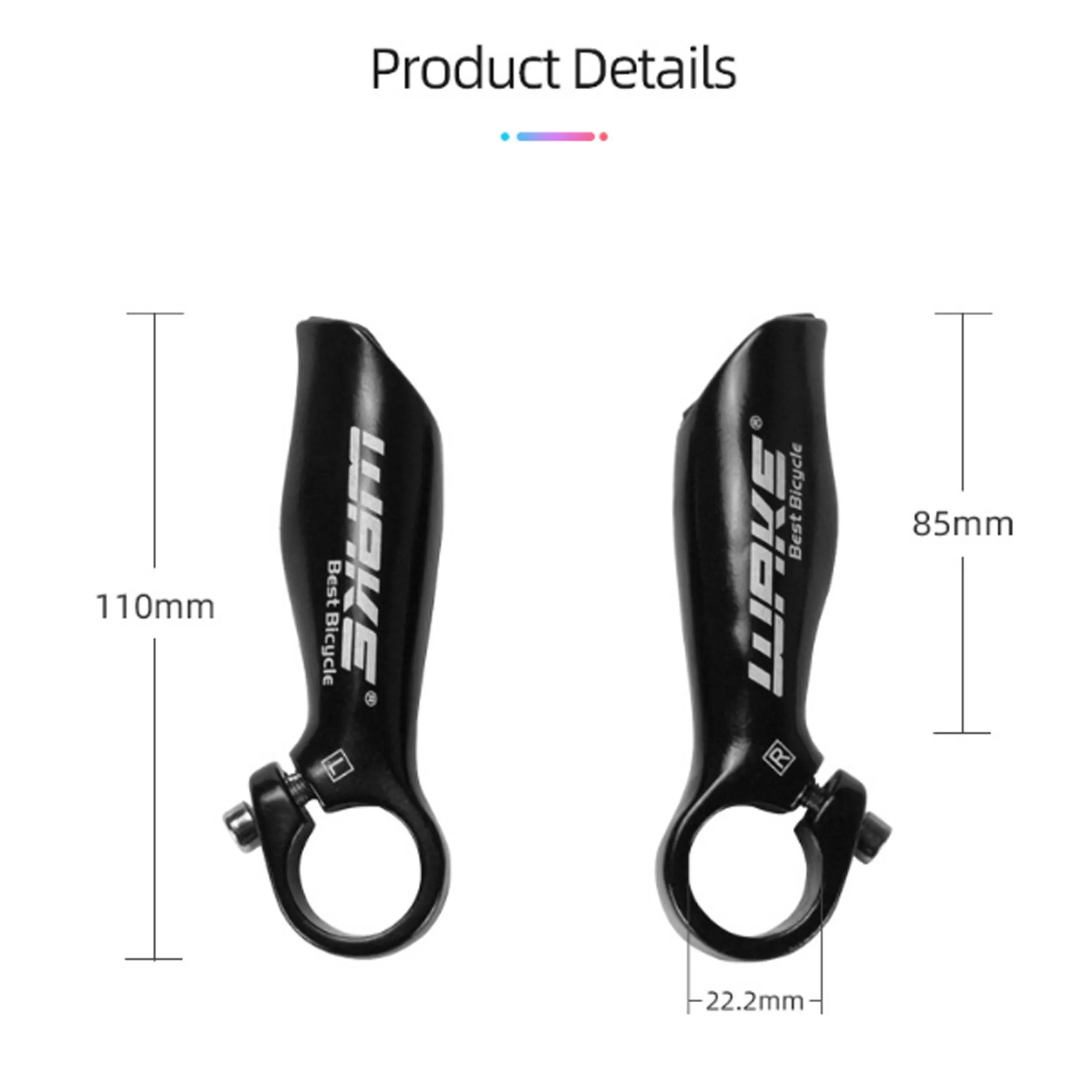 JumpingFish WAKE 1 пара горный велосипедный Баренд руль MTB барный конец износостойкий