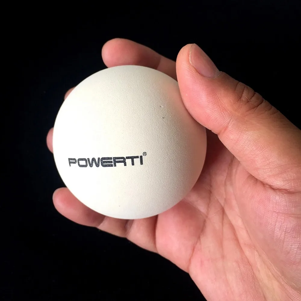 

Funny Rubber Tennis Ball 2pcs White Color Taiwan imported soft Tenis elastic red letter professional game practice training ball
