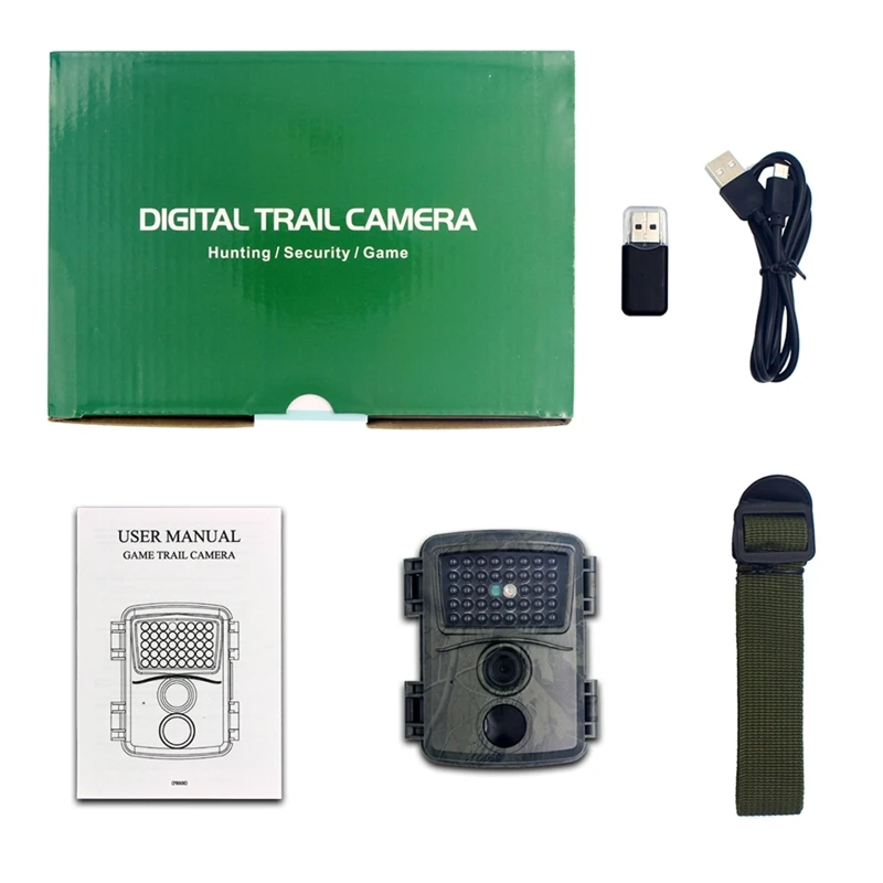 

IP54 12MP 1080P 90FOV 0.8s Motion Trigger IR LED Night Vision Camera Wildlife Fast Reach