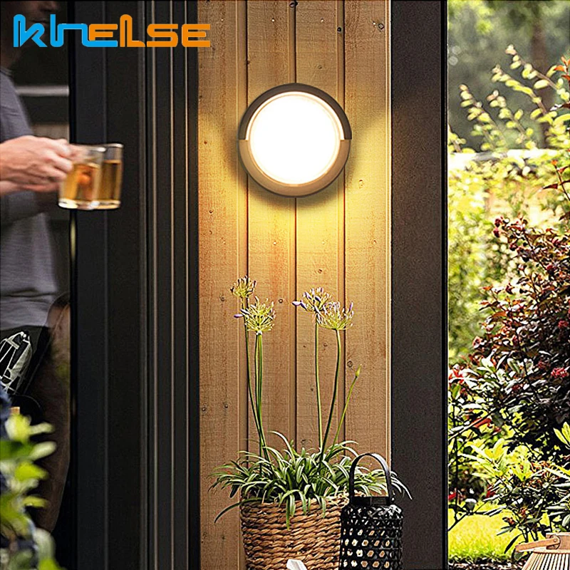 Современный Крытый коридор настенный светильник водонепроницаемый IP55 радар