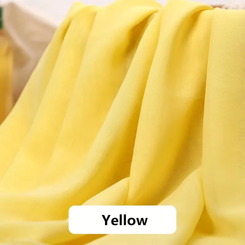 Цвет: желтый Большие размеры, женские шифоновые длинные юбки, 5XL, 6XL, 7XL, одноцветные, Boho, юбки для вечеринок, праздничные, свободные, Комфортные юбки, фиолетовые, красные, Blcak - Цвет: Цвет: желтый
