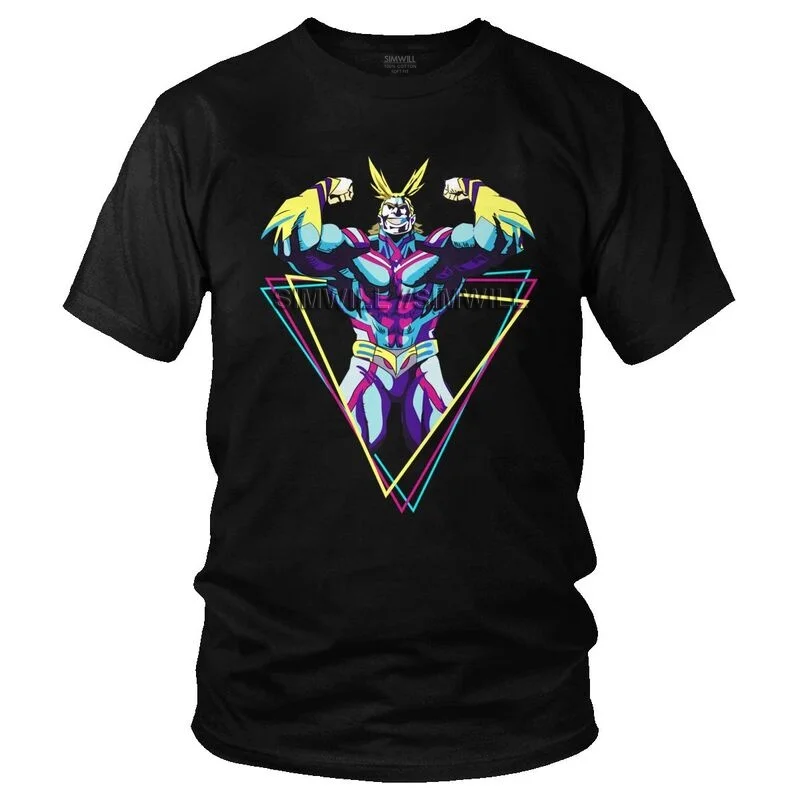 

Boku без герой Футболка мужская Мода Манга Футболка короткий рукав 100% хлопок все возможно Plus Ultra футболка городской футболки