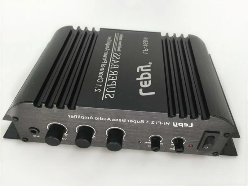 Lepy LP-168S Авто аудио усилитель для автомобиля 12V 2 1 канал бас Выход Hi-Fi стерео звук с