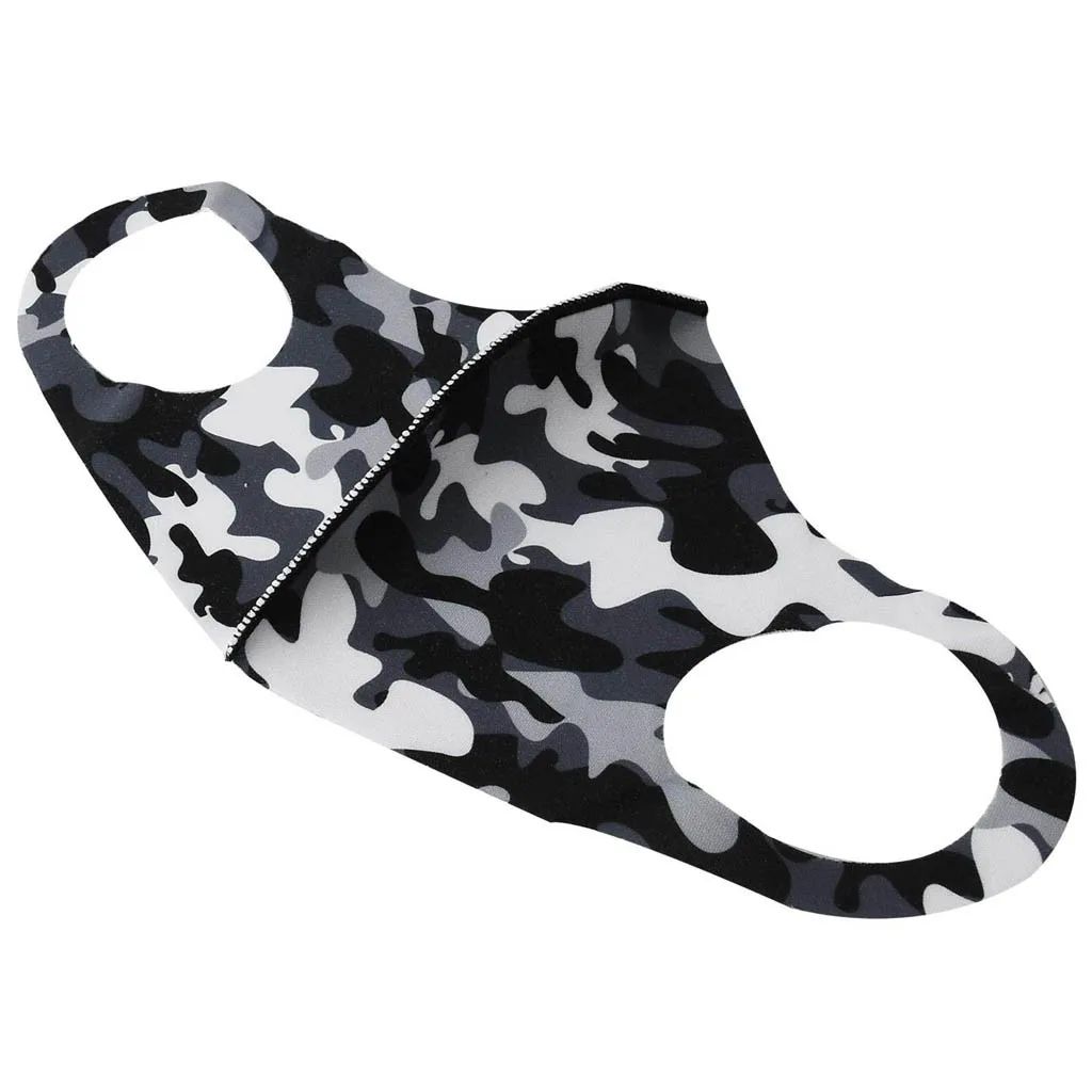 Дышащая Маска для рта камуфляжная маска против пыли смога лица улицы езды на