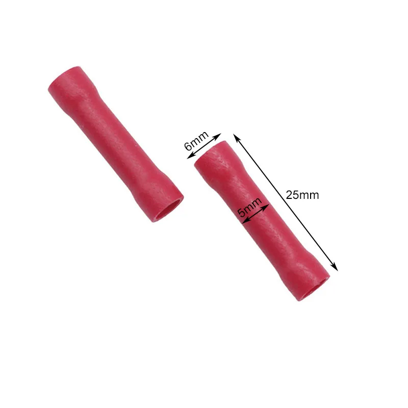 20 шт. клеммы красный разъем полностью изолированный промежуточный