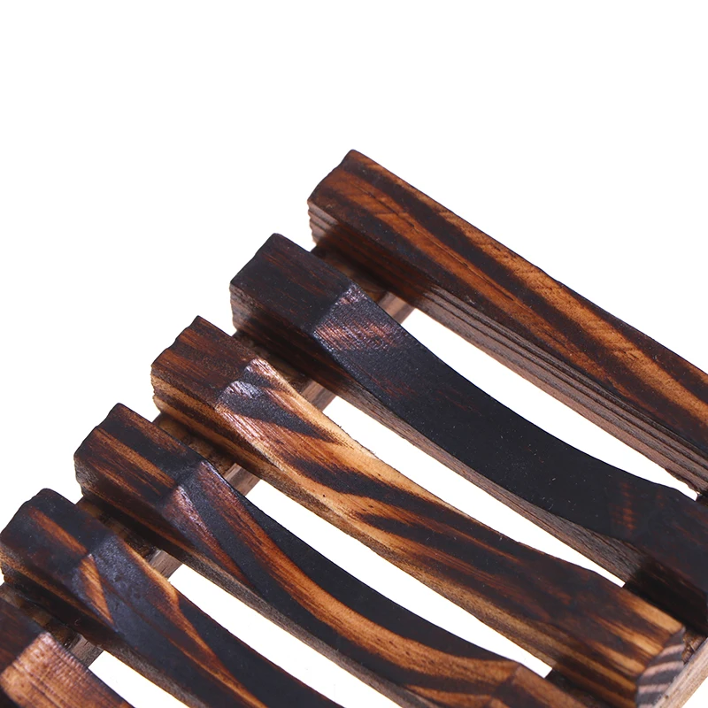 

Natural Wood Soap Dish High Quality Wooden Soap Dish Storage Tray Rack Bathtub Shower Board Bathroom