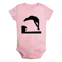 swimming scuba diving clipart chinese kung fu basketball player newborn baby girl boys clothes short sleeve romper outfits
