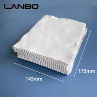 lanbo 100 pcslots high quality glasses cleaner 145175mm microfiber glasses cleaning cloth for lens phone screen cleaning wipes
