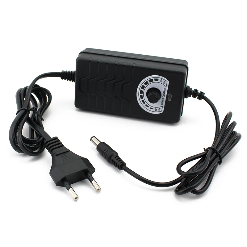 Универсальный адаптер питания с переменным током на 3 в 9 В 12 24 2 А Регулируемый