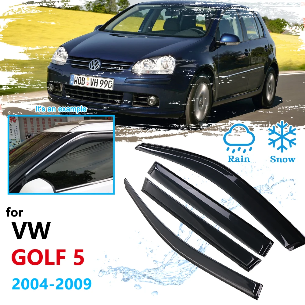 Окна автомобиля аксессуары для Volkswagen VW Golf 5 MK5 2004 2009 1K Дождь гвардии дефлектор