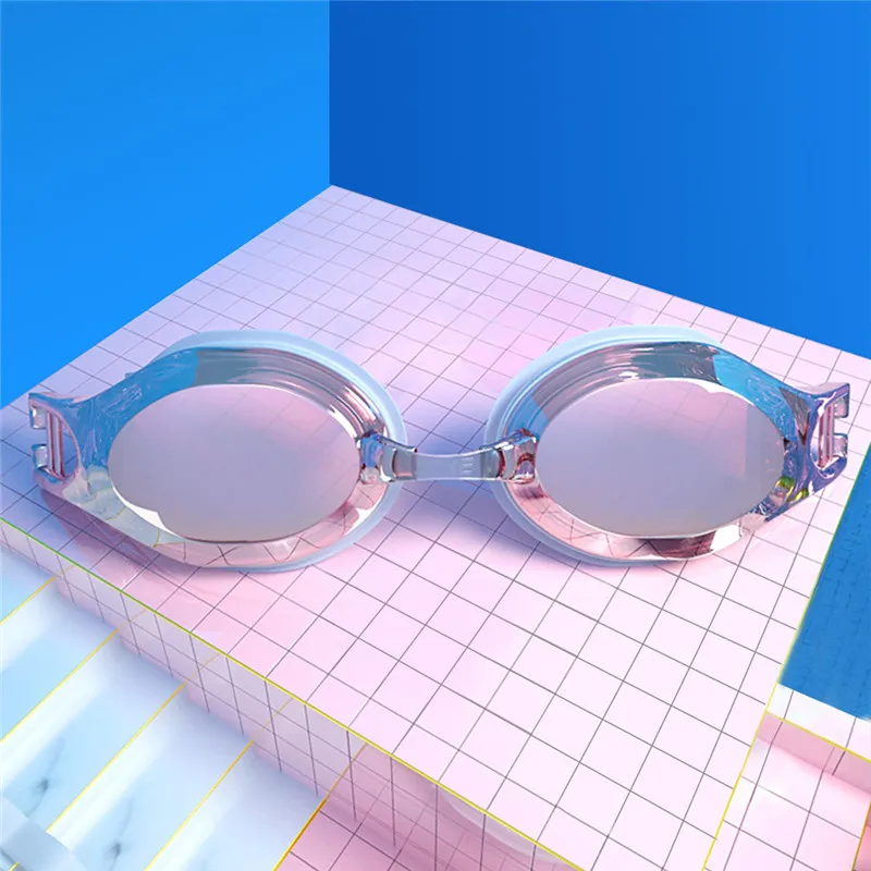 Youpin ZOKE Electroplating HD UV Waterproof Goggles Anti fog Eyewear Swim Diving Adjustable Swimming For Women Men | Электроника