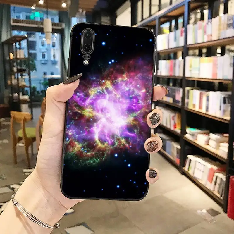 

Purple space universe starry sky Phone Case For Huawei honor Mate P 10 20 30 40 Pro 10i 9 10 20 8 x Lite