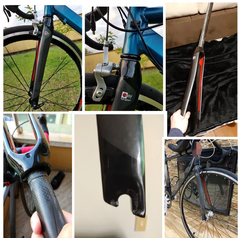 Полностью углеродное волокно передняя вилка для горного велосипеда