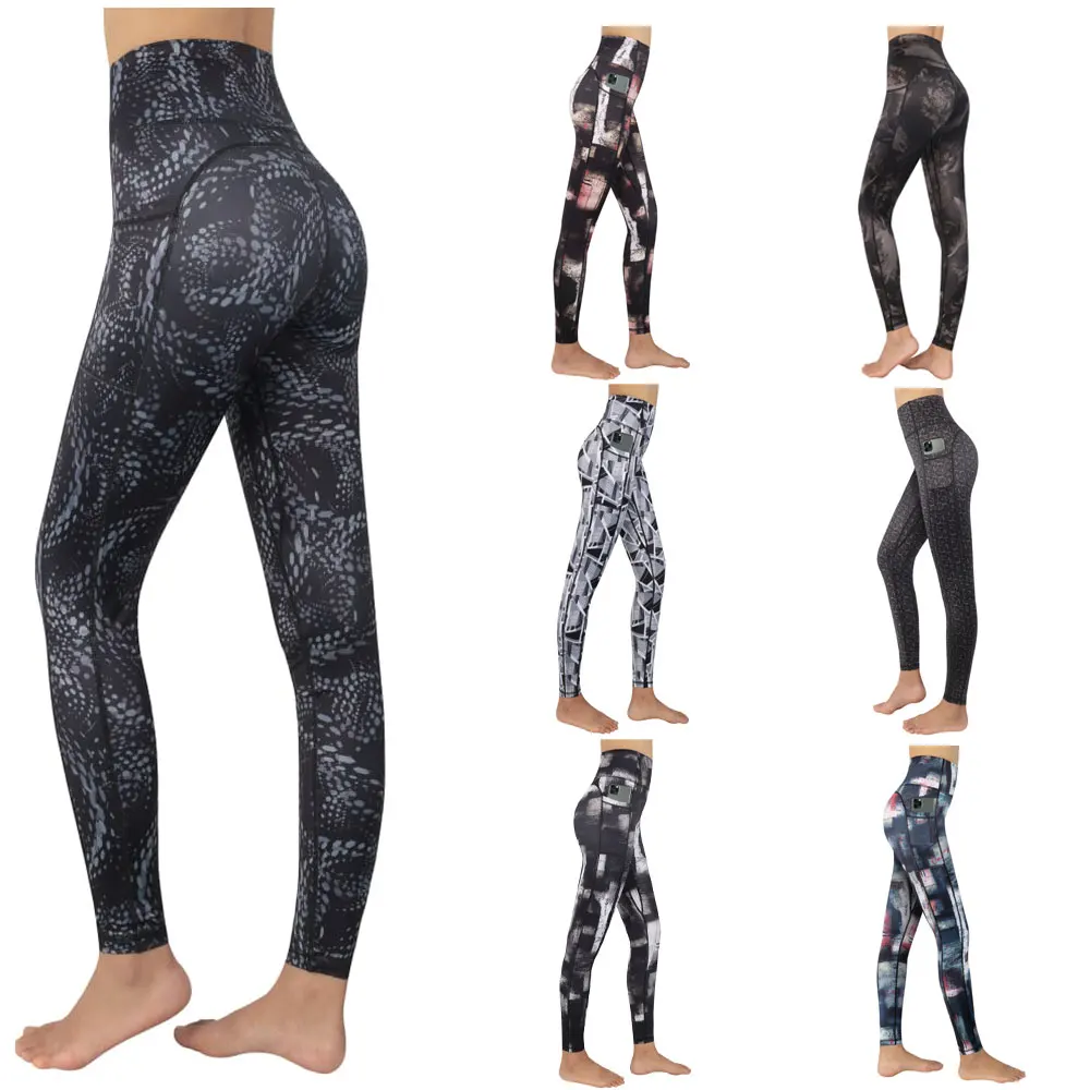 

Women High Waist Leggings Soft Yoga Pants Active Tights Gym Body Shaping Workout Dress 4 Way Stretch Tummy Control