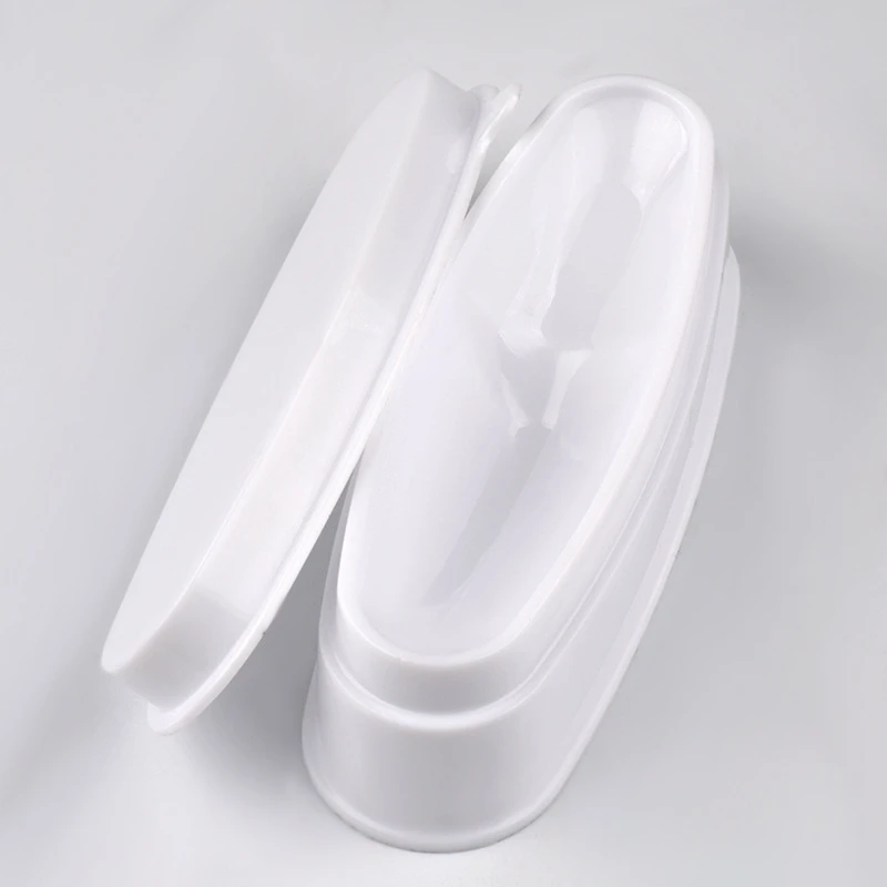 

1 Pcs Portable French Toner Cartridge Dipping Box Storage Glitter Nail Powder Manicure Tools Recycling Tray Powder
