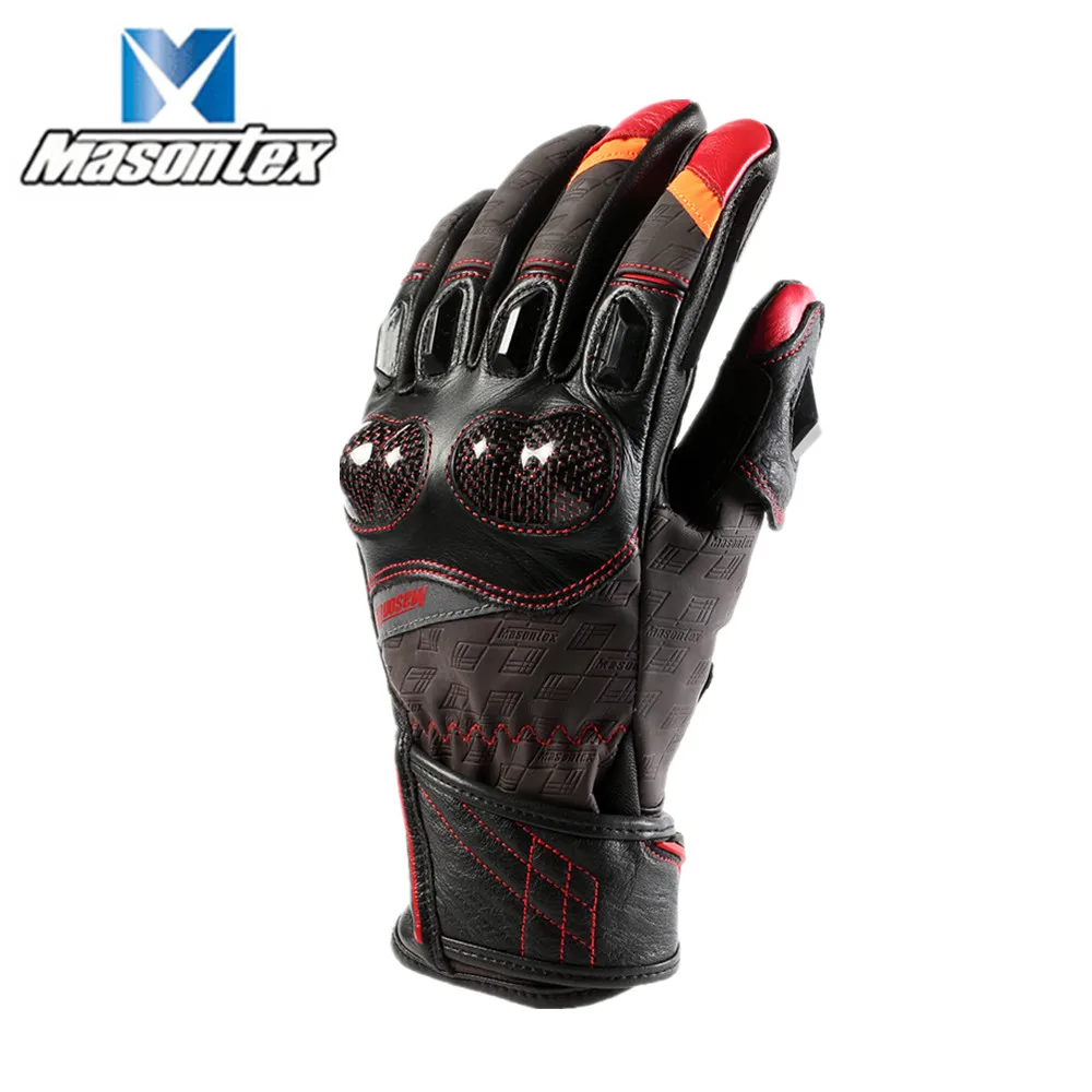 Оптовая продажа дропшиппинг MASONTEX с подогревом из натуральной кожи мотоциклетные