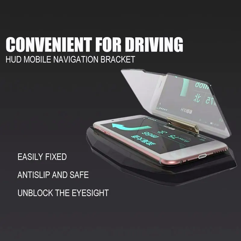 

HUD Head Up Display Holder Car Stand Folding Holder Bracket EM88