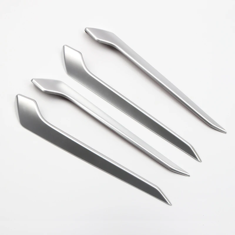 

Car Styling 4PCS ABS Matte Interior Door Decorative Strips Cover Trim For Toyota RAV4 2019 2020