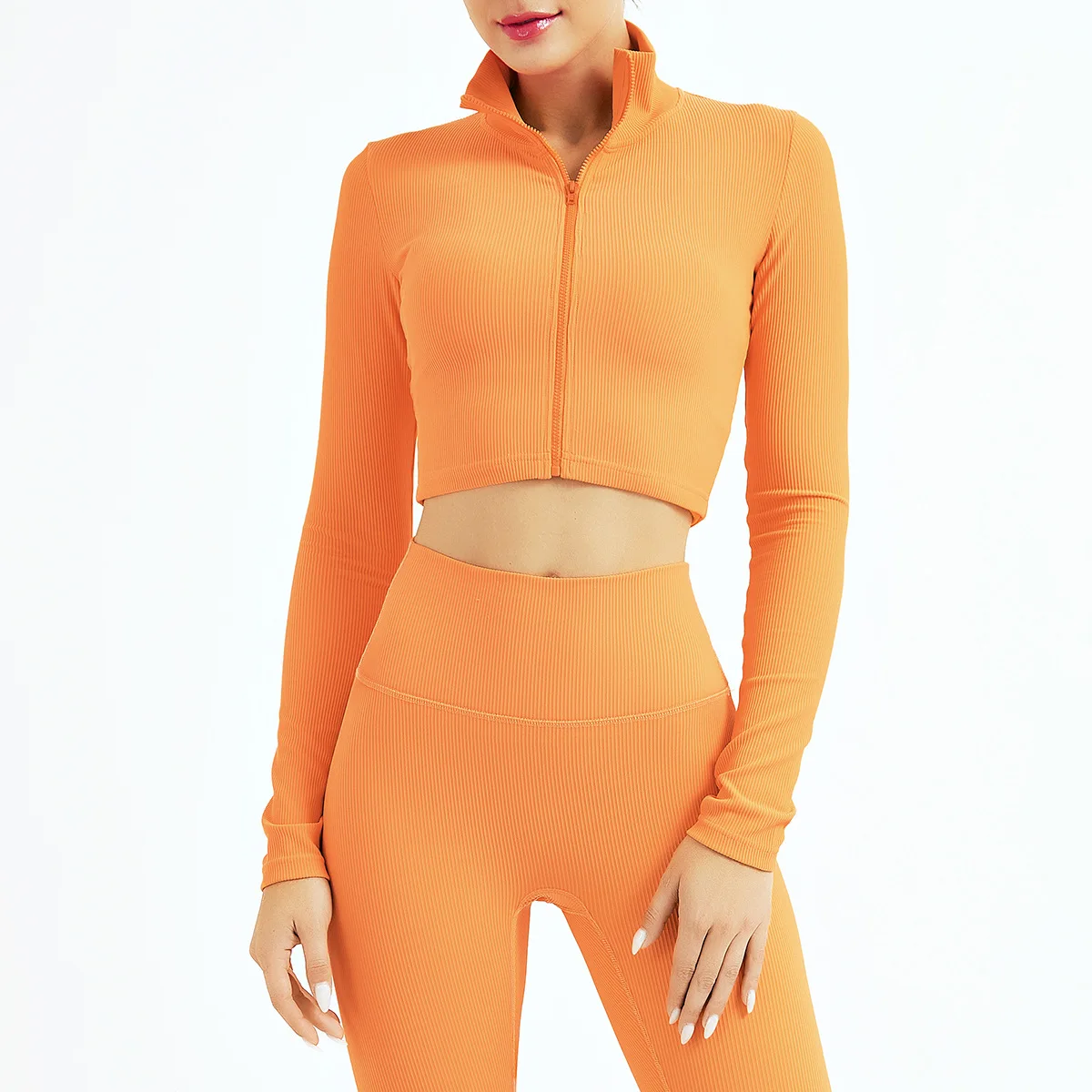 

Yoga Set Woman 3 Pieces Gym Sets Long Sleeve Yoga Sport Fitness Push Up Leggings Gym Clothing