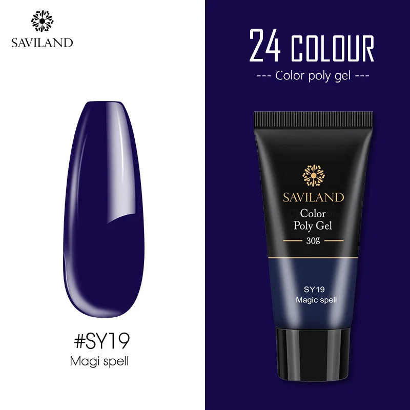 30ml SY19 SAVILAND, 15 г, 30 г, цветной, быстрый, полигель, для наращивания пальцев, замачивается, УФ, камуфляж, строительный, полигель, твердый гель, лак для ногтей - Цвет: 30ml SY19