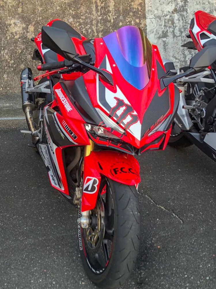 МОТОЦИКЛ ABS пластик лобовое стекло дефлекторы для 2016 2017 Honda CBR250RR CBR 250 RR 16 17 черный