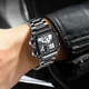 2021 LIGE New Sports Men Digital Watch Creative Diving Watches Male Steel Waterproof Wristwatch Alarm Clocks Relogio Masculino Other Image