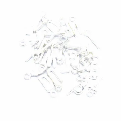 Platinum Аксессуары для ювелирных изделий A-Z буквы Pedant для ожерелья DIY золотой металл серебристого цвета Подвески бусины шапки для ожерелья серьги - Цвет: Platinum