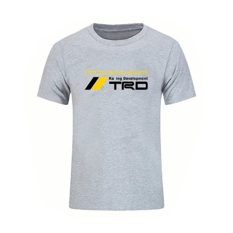 

Toyota Motorsport TRD Printed T-Shirt Men's Fashion Clothing Casual Short Sleeve 100% Cotton Tees Tops O-neck T-shirt