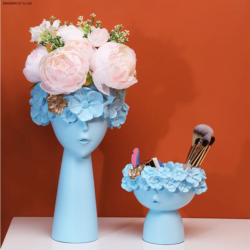 

Скандинавская декоративная ваза для цветов для дома, декоративные вазы для гостиной, милая организация для девочек, Цветочный контейнер, на...