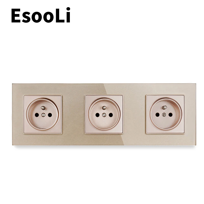 

Электрическая розетка с заземлением, 16 А, 258 х86 мм