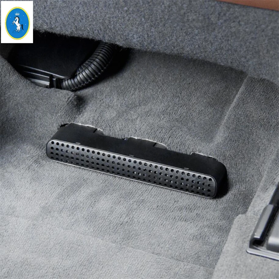 

Yimaautotrims Auto Accessory Seat Under Air Conditioning AC Outlet Dust Plug Grille Cover Fit For Audi Q7 2016 - 2019 Plastic