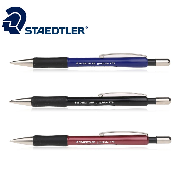 Staedtler графитовый 779 механический карандаш 0 5/0 7 мм черный/синий/красный цвета для
