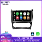 Автомобильный мультимедийный плеер 2 Din, GPS, для Mercedes Benz C Class W203 C200 C230 C240 C320 C350 CLK W209 2005-2009, Android 10