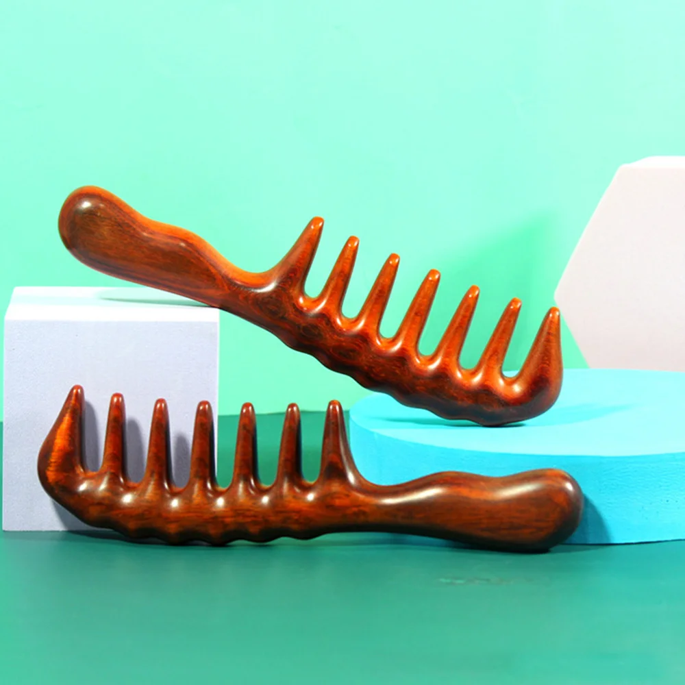 

1Pc Durable Wooden Comb Multi-purpose Comb Home Hairdressing Tool