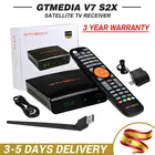 Gtmedia DVB-S2 V7S2X HD спутниковый декодер 1080P DVB-S2 GT медиа V7S HD H.265 TV Box приведенный в действие v7 Дистанционное Управление
