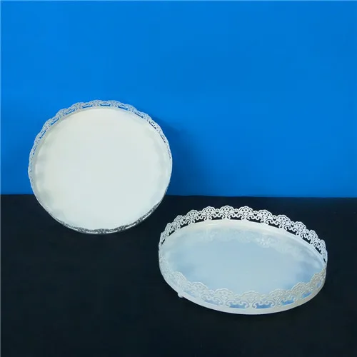 roundset Tobs чашка подставка для торта лоток украшение дома десертный стол вечерние поставщики торта инструменты с кружевным краем выпечки - Цвет: roundset